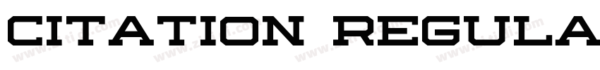 Citation Regular字体转换 Citation Regular字体转换